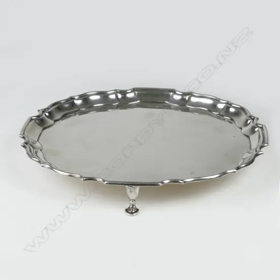 A silver salver