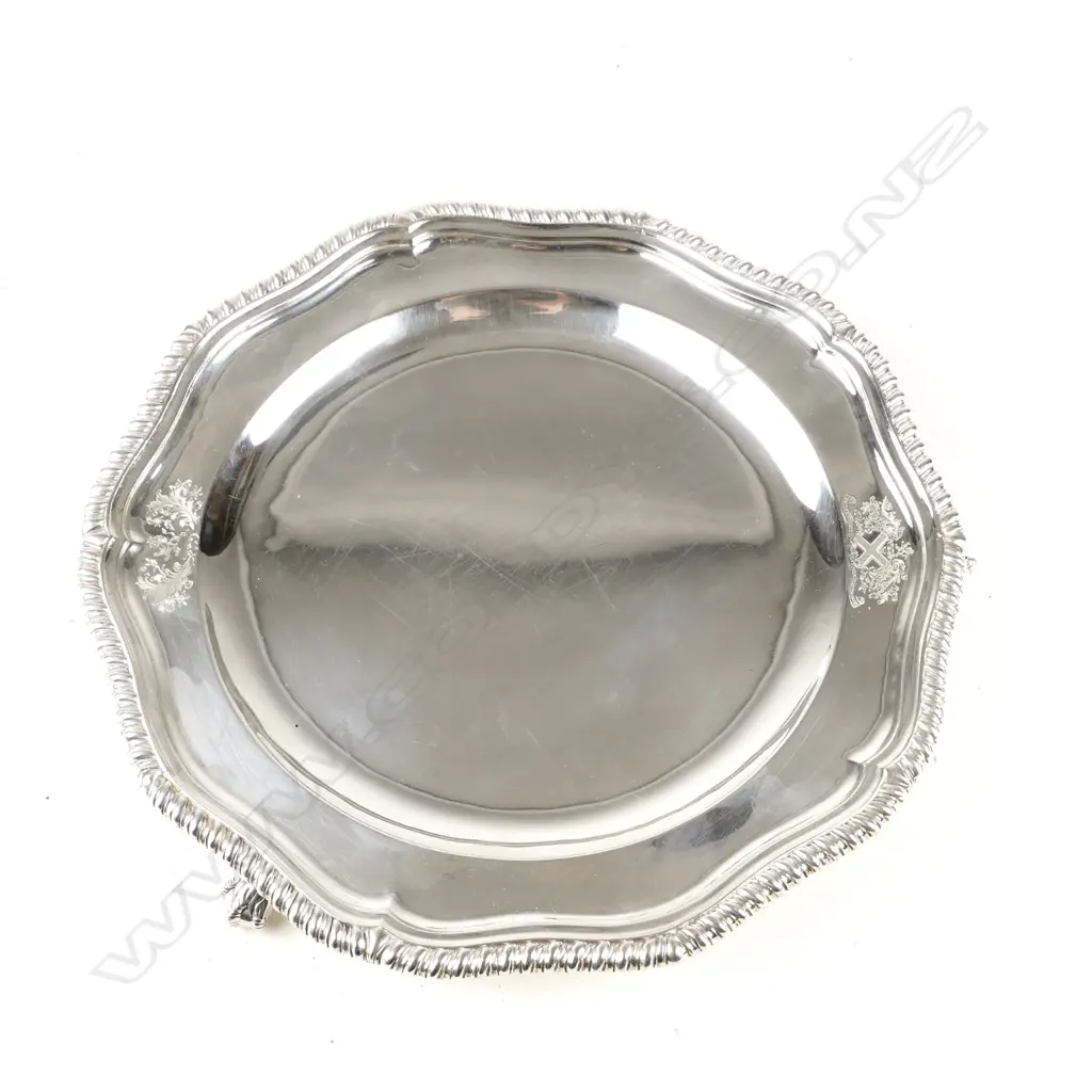 A George III silver salver Image 1++