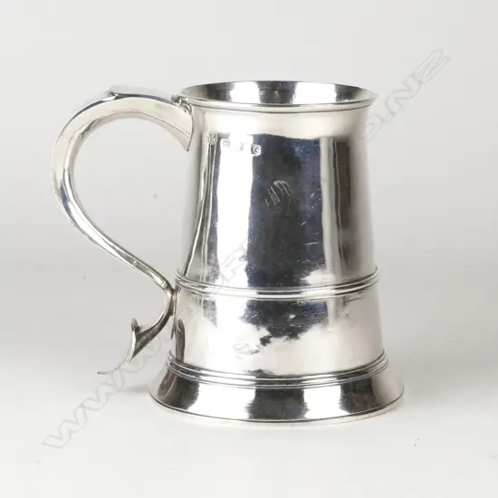 A substantial George III silver mug