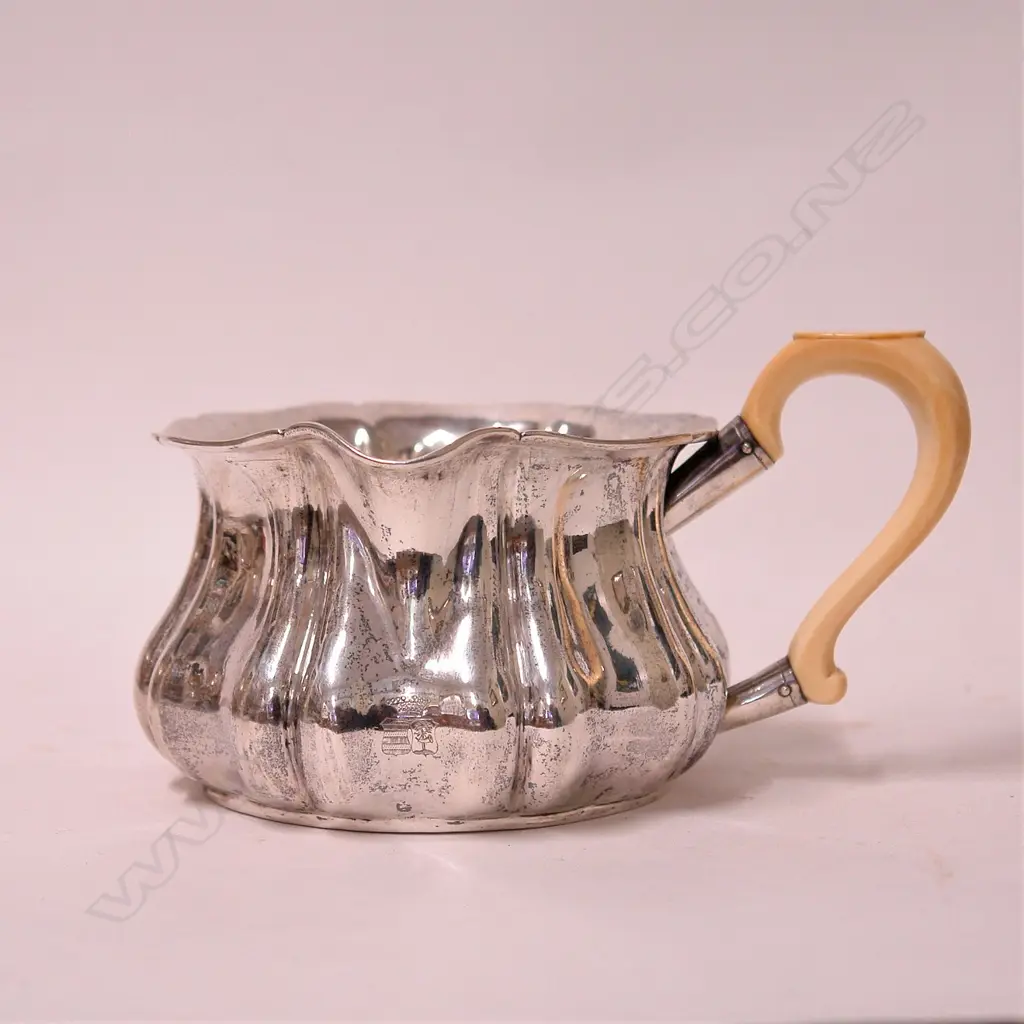 A 19thC Austrian silver jug Image 1++
