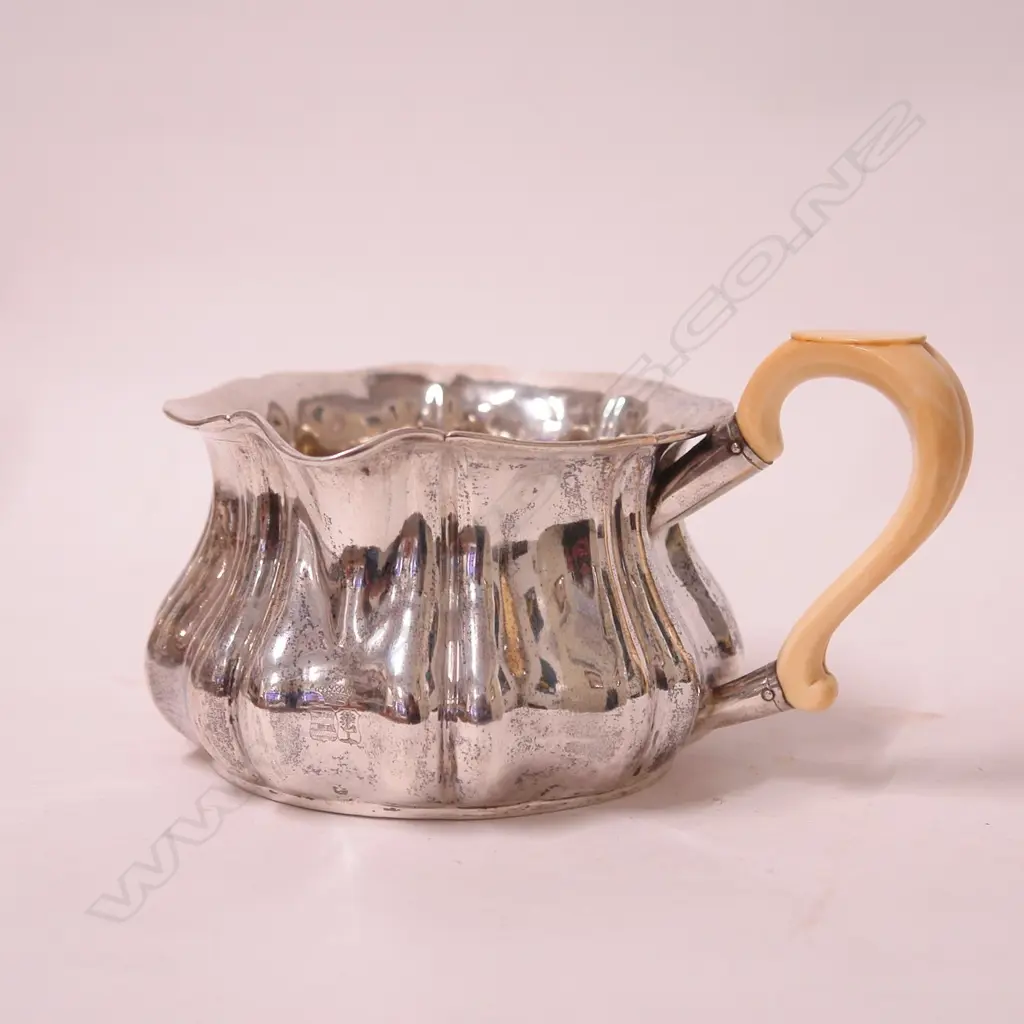 A 19thC Austrian silver jug Image 1++