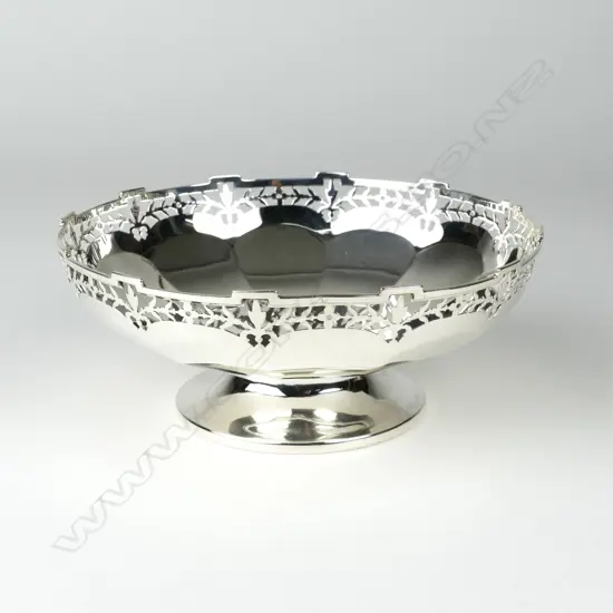 A silver comport