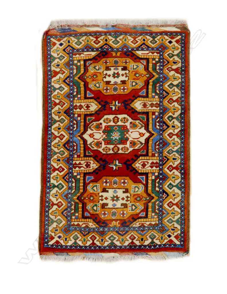 A small hand knotted Afghan rug Image 1++