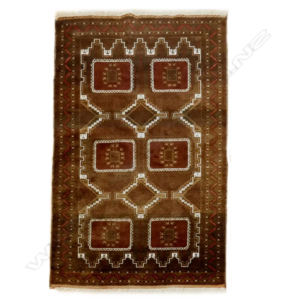 A hand knotted Baluchi tribal rug Image 1++