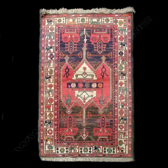A Persian Caucasian hand knotted rug