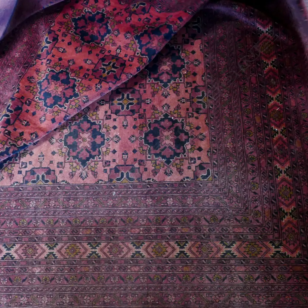 A large hand knotted Afghan Andkhoi carpet Image 1++