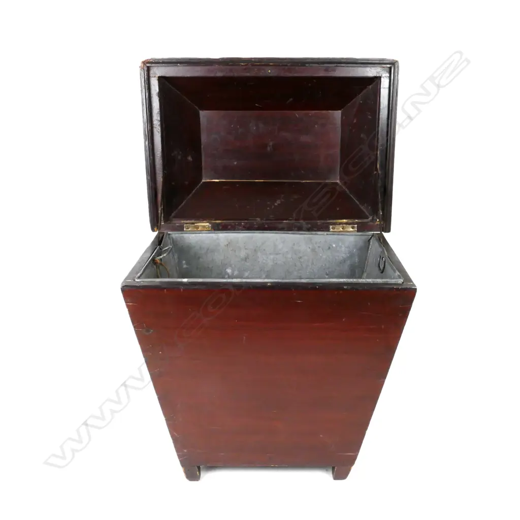 A N.Z. colonial dark stained kauri wine cooler Image 1++