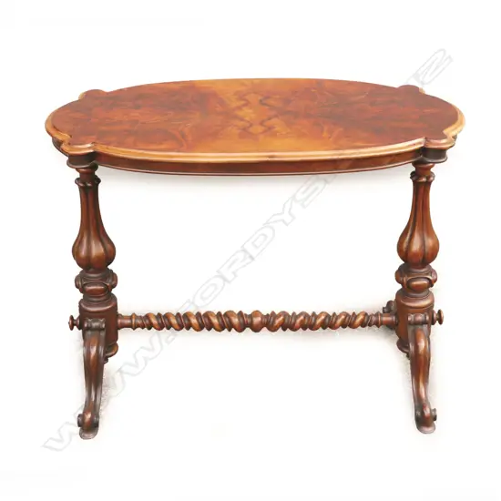 A Victorian walnut occasional table