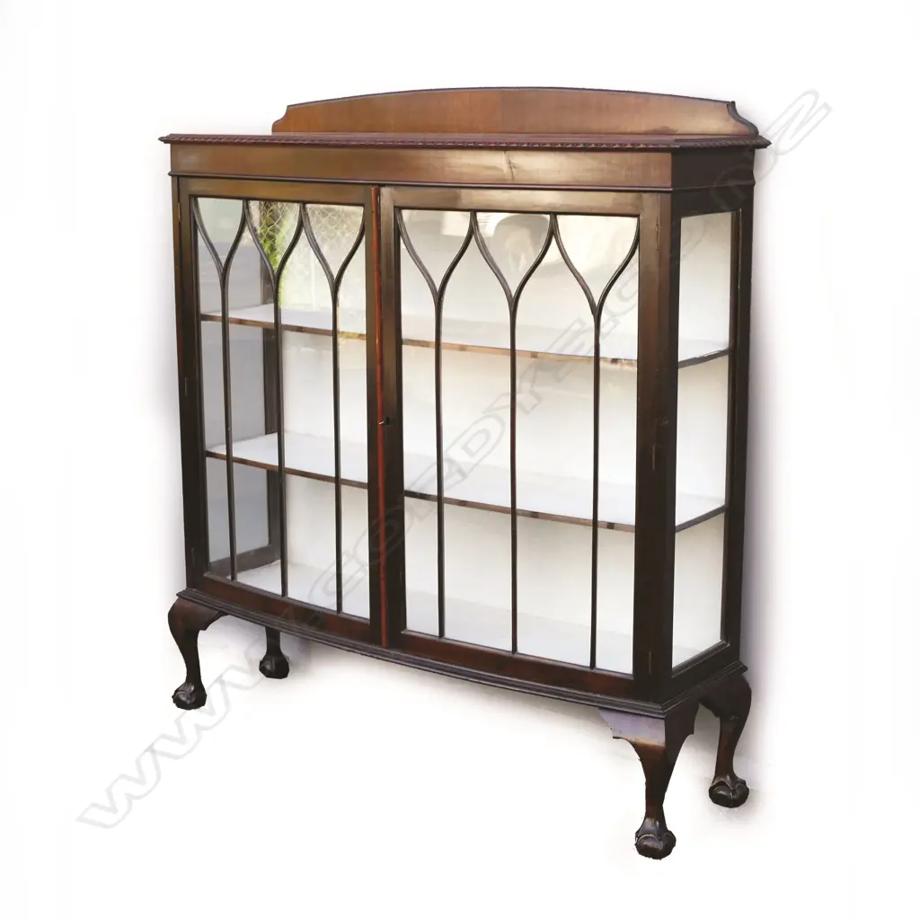 A mahogany astragal glazed display cabinet Image 1++