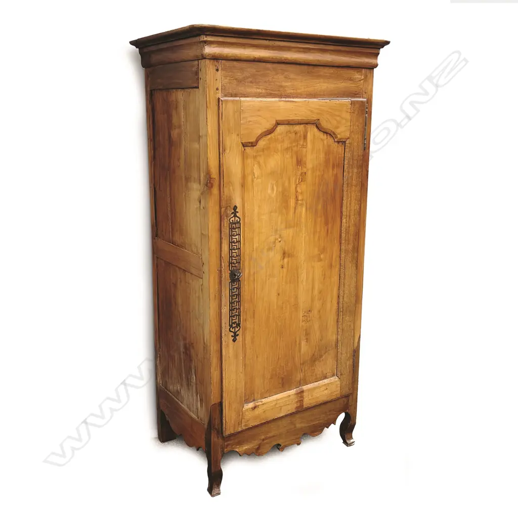 A small French Provincial fruitwood armoire Image 1++