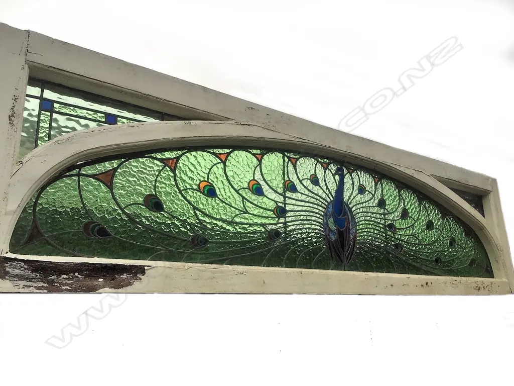 A large and impressive c.1900 stained glass window Image 1++