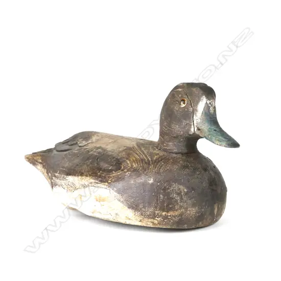 An old 14" wooden decoy duck