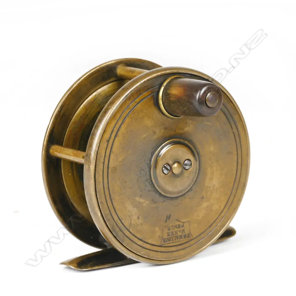 A Malloch's 2 3/4" brass fly reel Image 1++