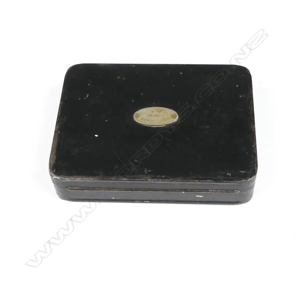 A rare c.1900 Hardy's circular cast fly case Image 1++