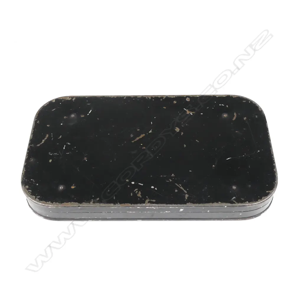 A c.1882-1884 Malloch black japanned fly box Image 1++