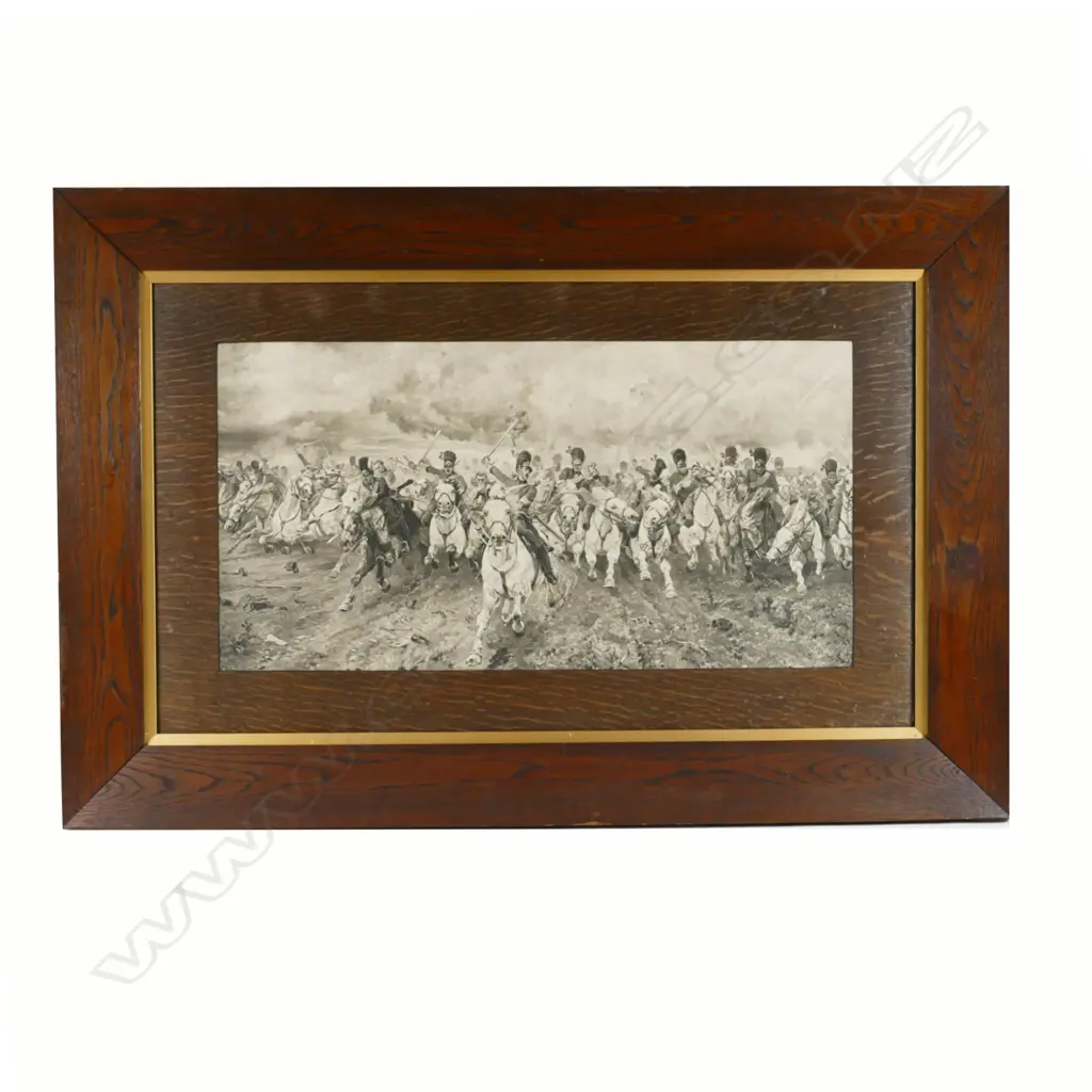 An antique lithograph of 'Scotland Forever' Image 1++