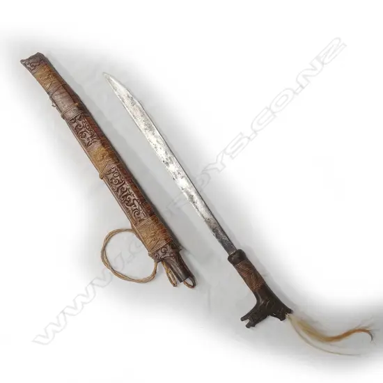A Dayak Mandau (head hunters) sword