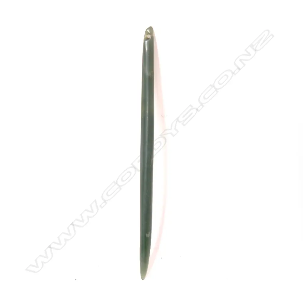 An old Maori Ngira pounamu (greenstone needle) Image 1++