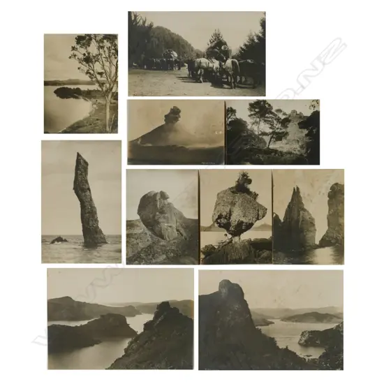 A collection of ten Henry Winkelmann (1860-1931) New Zealand photographs