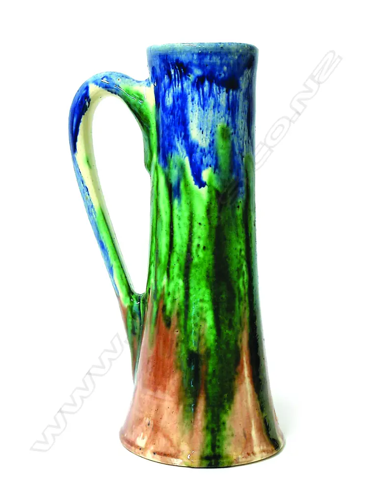 A good Jova Rancich tall handled vase Image 1++