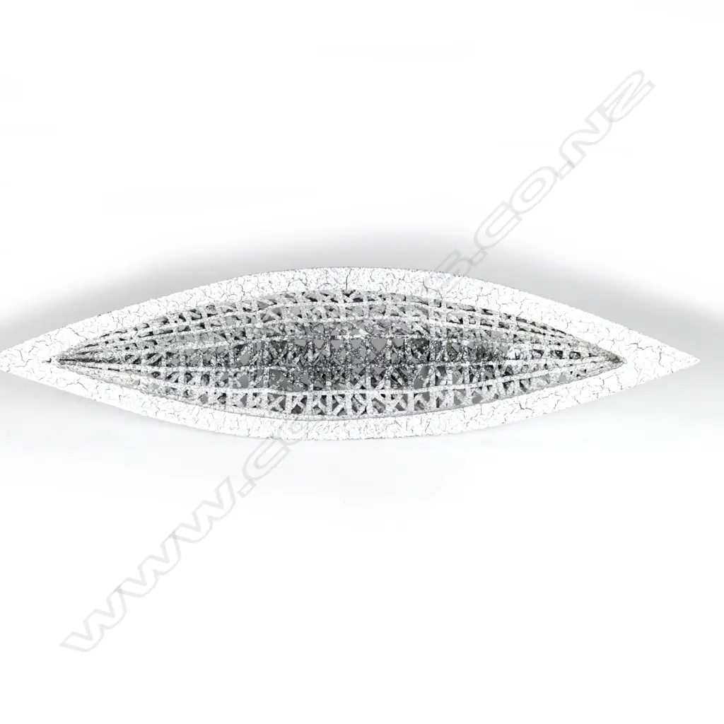 A Peter Collis pottery sculpture 'Woven Waka' Image 1++