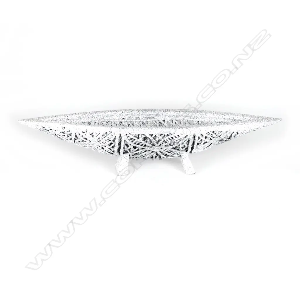 A Peter Collis pottery sculpture 'Woven Waka' Image 1++