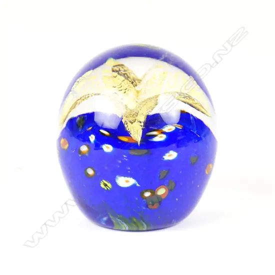 A Garry Nash paperweight