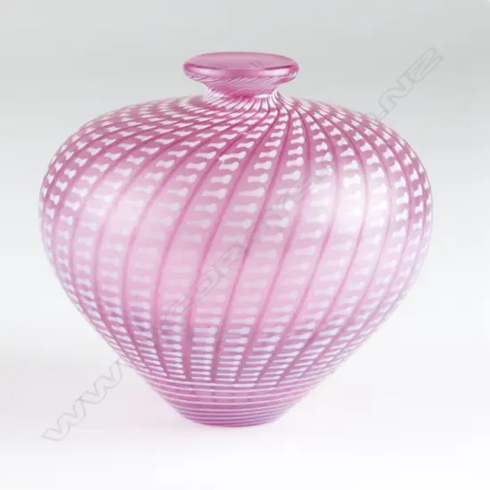 A Costa Boda glass vase