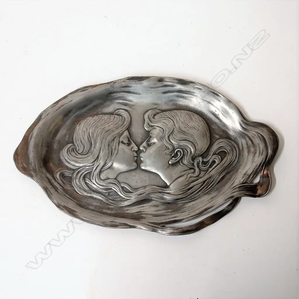 An Art Nouveau WMF silver plate tray Image 1++