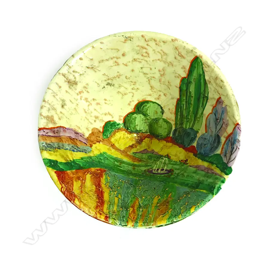 A Clarice Cliff Bizarre 'Patina Country' conical bowl Image 1++