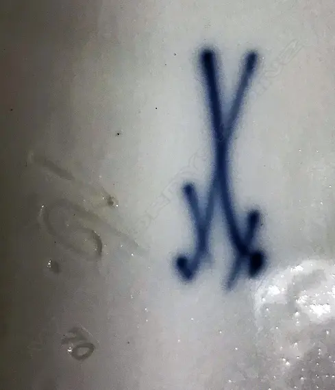 A late 19thC Meissen figure group Image 1++