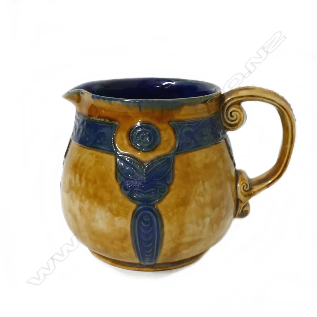 A Royal Doulton Stoneware Kia Ora Ware squat jug Image 1++