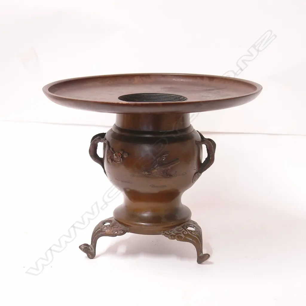 A c.1900 Japanese bronze Usubata Image 1++