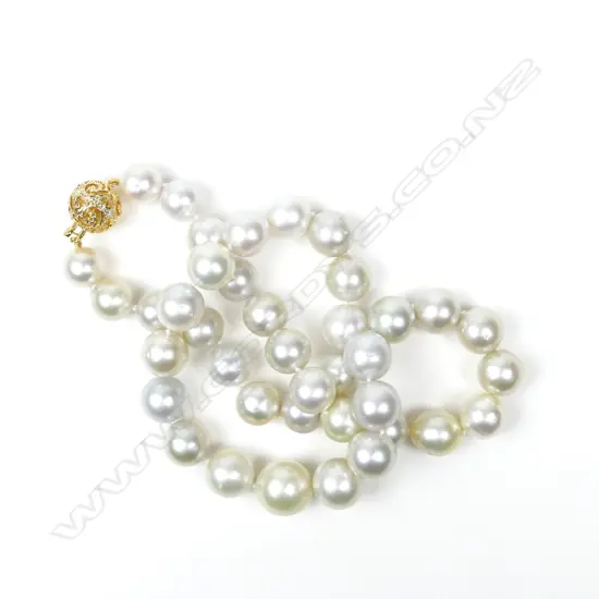 A South Sea pearl necklace