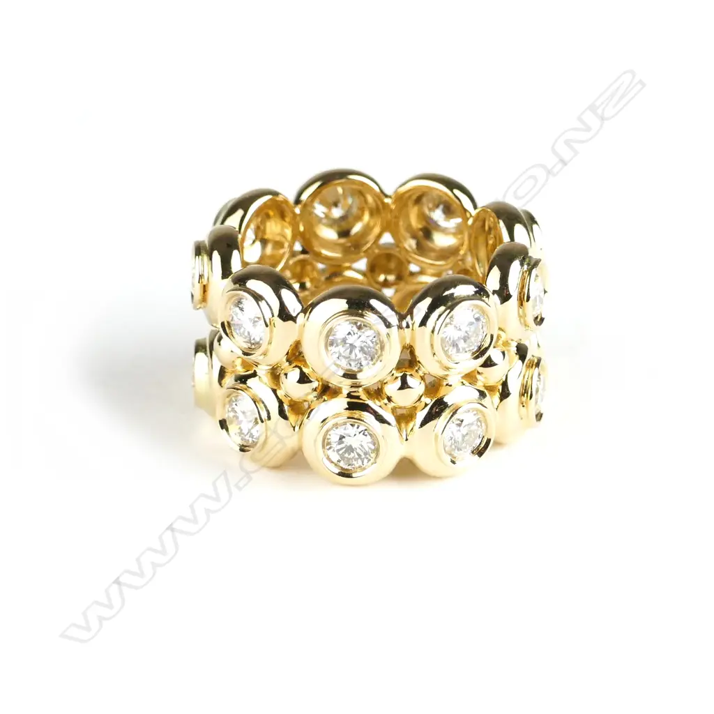 An 18ct. gold Cartier diamond ring Image 1++