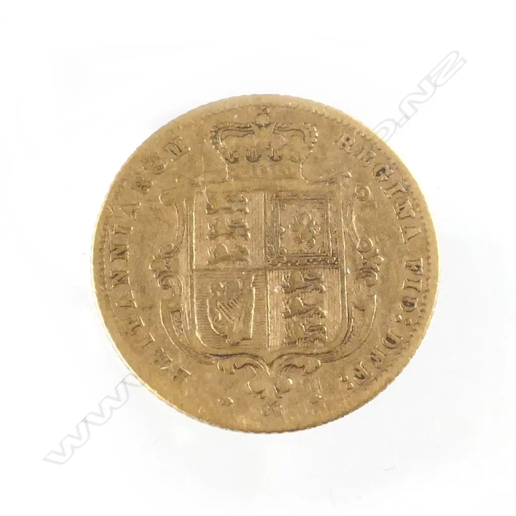 An 1873 gold half sovereign Image 1++