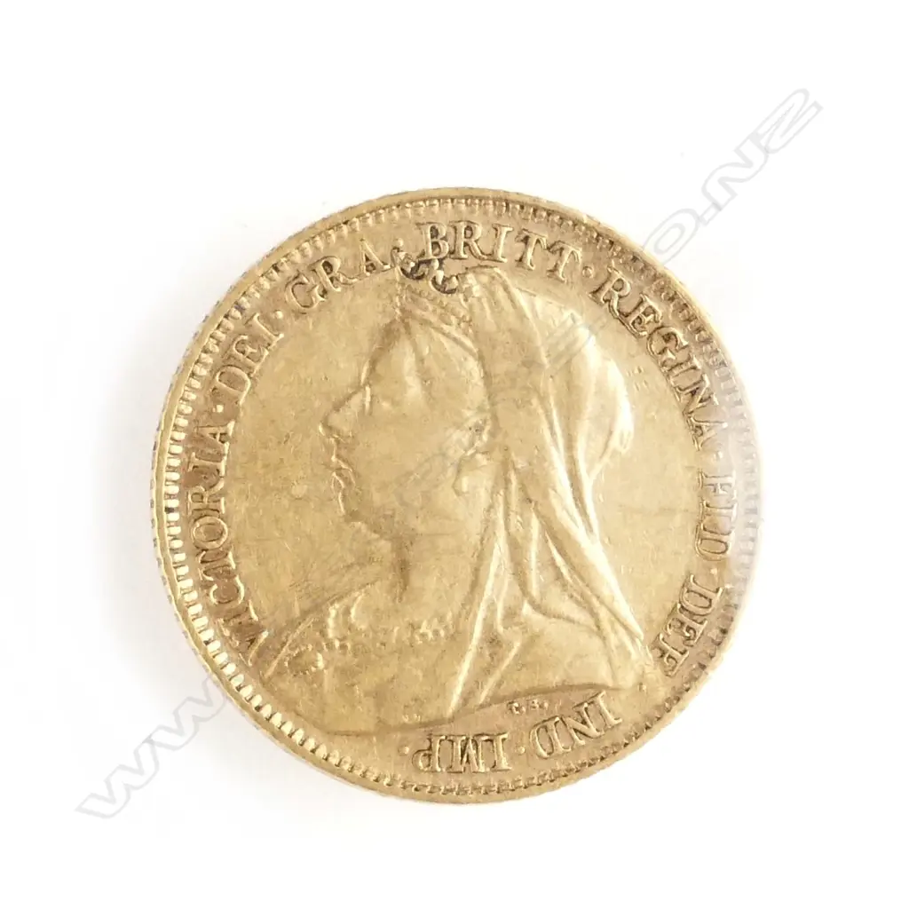 An 1897 gold half sovereign Image 1++