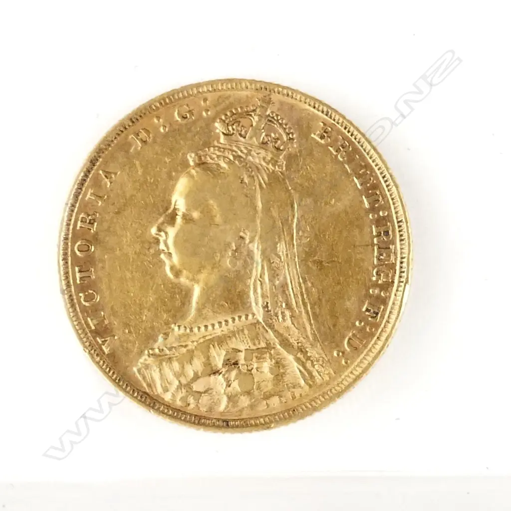 An 1889 gold full sovereign Image 1++