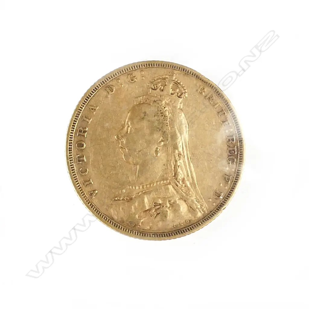 An 1889 gold full sovereign Image 1++