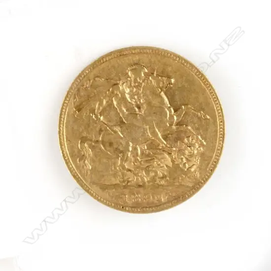 An 1892 gold full sovereign