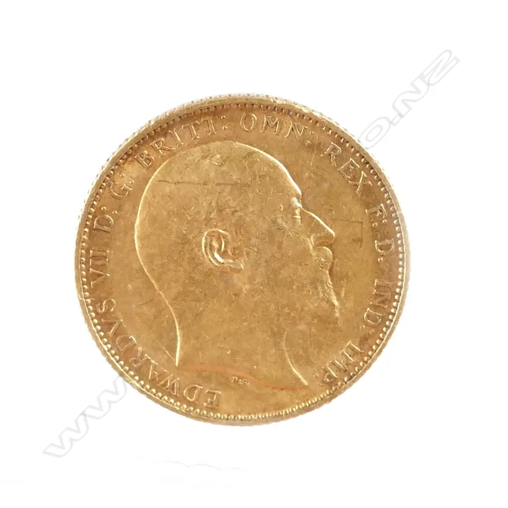 A 1904 gold full sovereign Image 1++