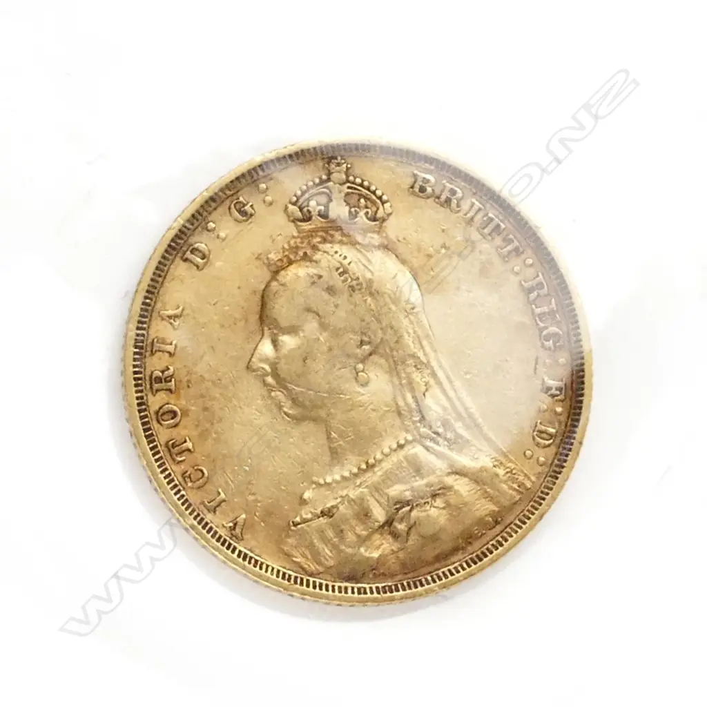 An 1890 gold full sovereign Image 1++