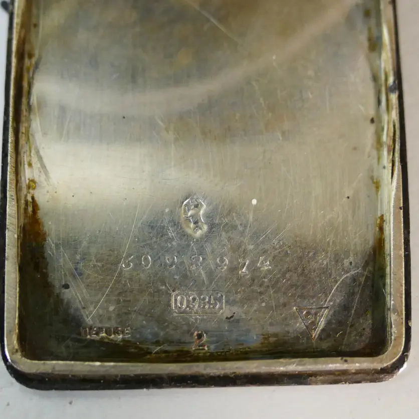 A 1920s/30s Longines gent's Art Deco tank form silver wristwatch Image 1++