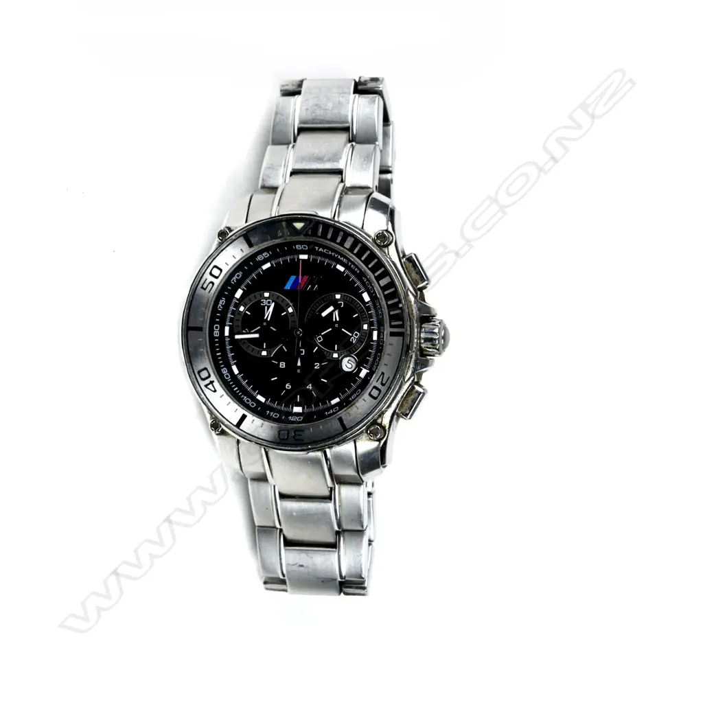 A BMW stainless steel chronograph wristwatch Image 1++