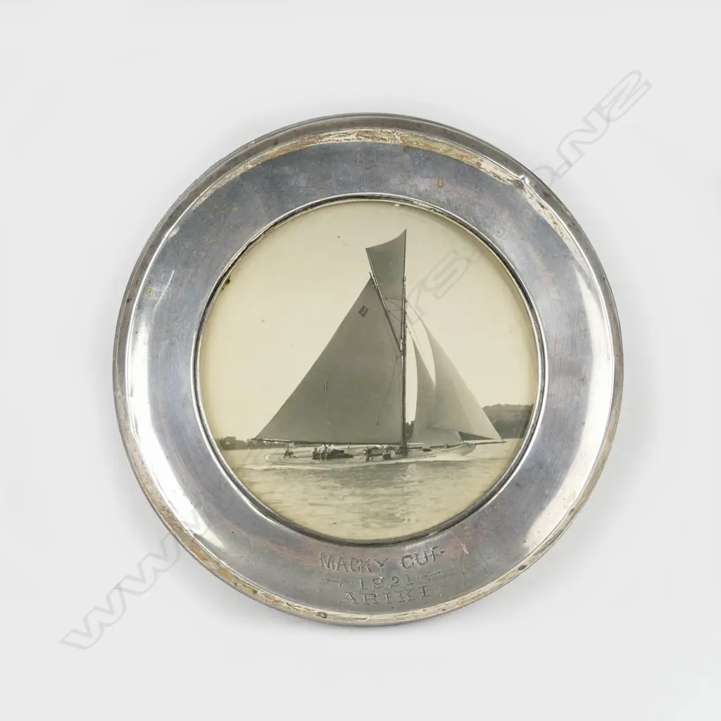 A silver trophy photo frame Image 1++