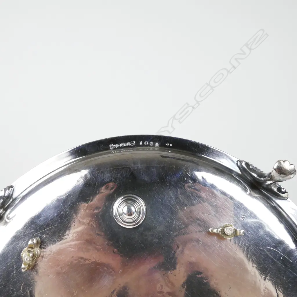 An ornate Victorian silver plate egg warmer and server Image 1++