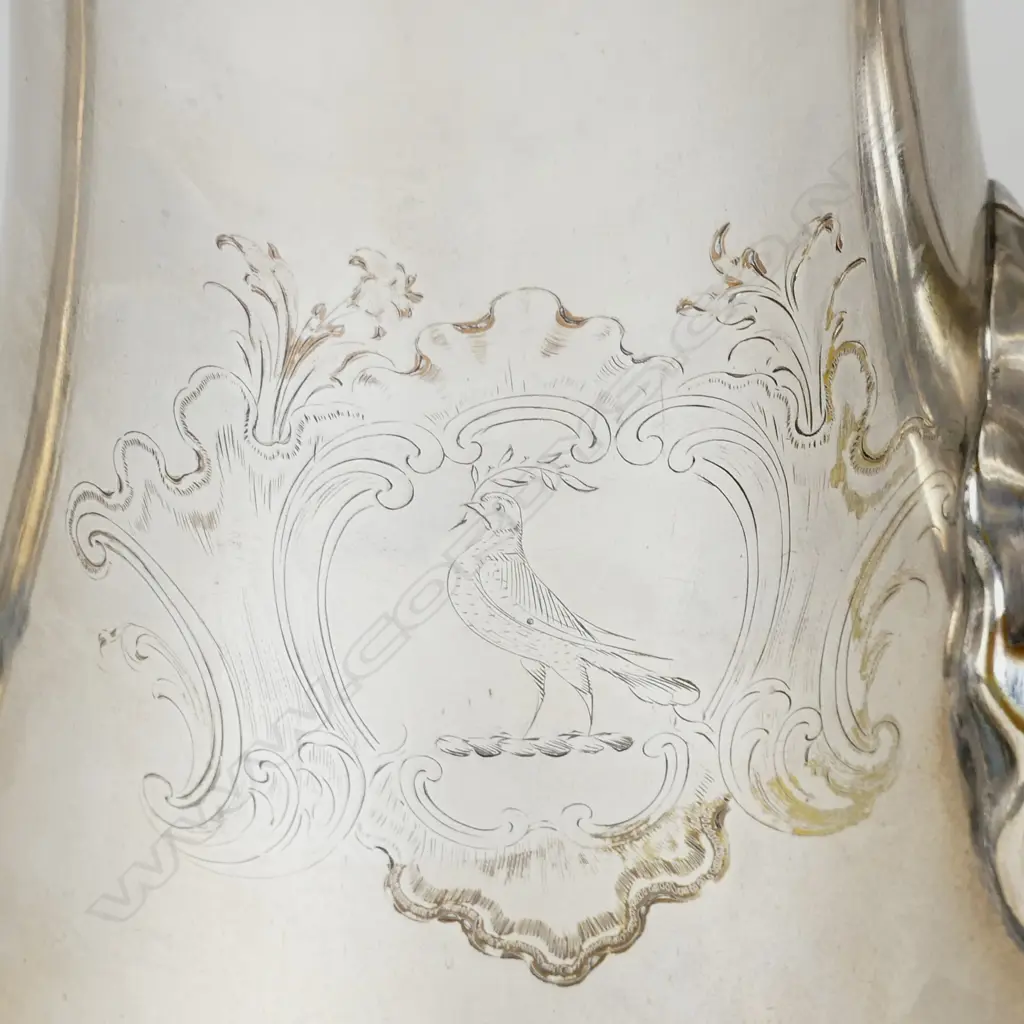 An Old Sheffield Plate coffee pot Image 1++