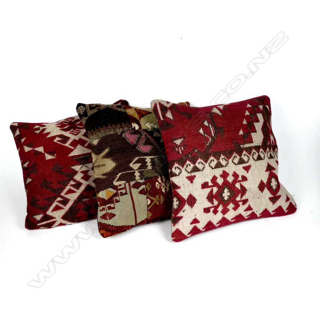 Three Turkish kilim cushions Image 1++