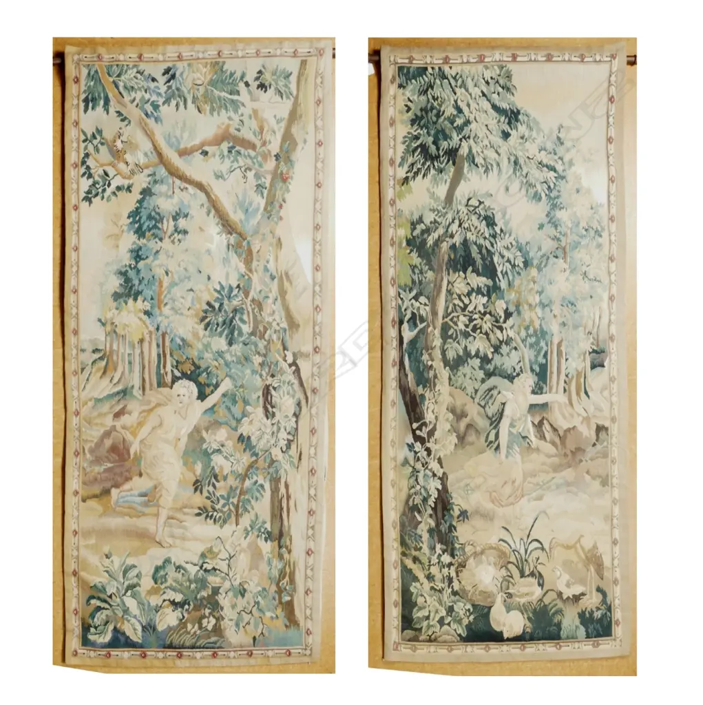 A pair of French tapestries Image 1++