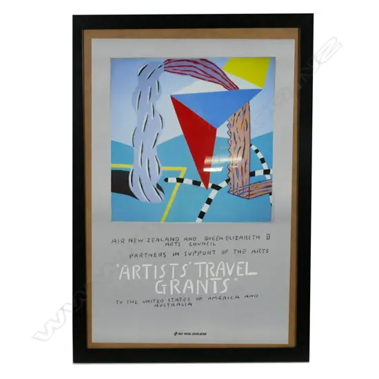 An Air N.Z./Gavin Chilcott/ QEII Arts Council poster